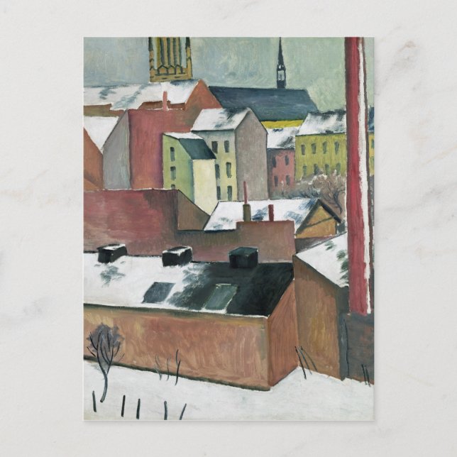 Postal Iglesia de Santa María en Bonn en Nieve, 1911 (Anverso)