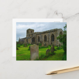 Postal Iglesia de Santa María, Leake Yorkshire del Norte 
