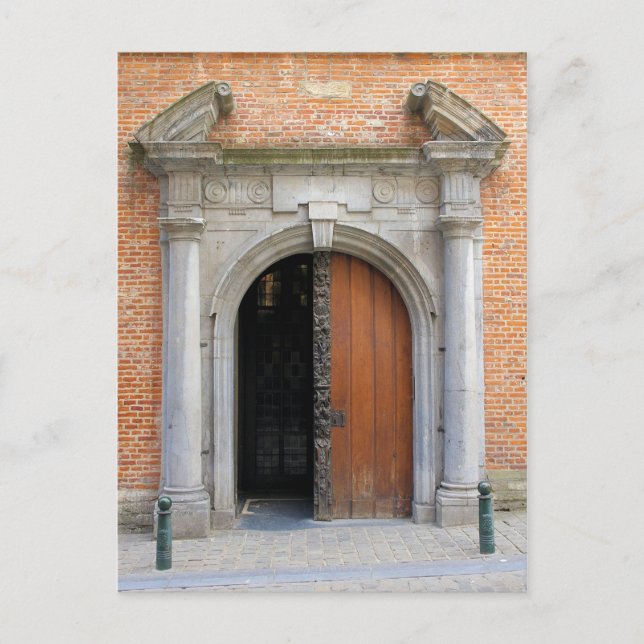 Postal Iglesia de Santa María Magdalena - Bruselas, Bélgi (Anverso)