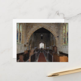 Postal Iglesia de Santa María, patrimonio de Leake North 