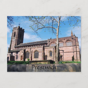 Postal Iglesia de Santa María, Prestwich