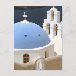 Postal Iglesia de Santorini