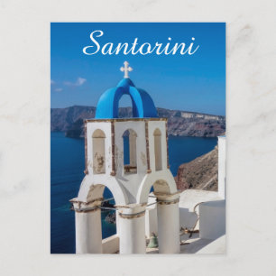 Postal Iglesia de Santorini