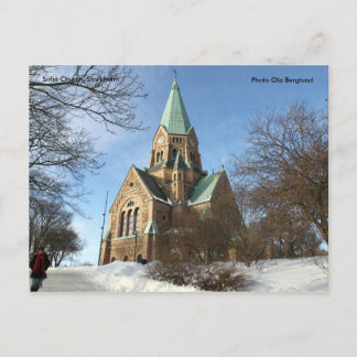 Postal Iglesia de Sofía, Estocolmo, Foto O...