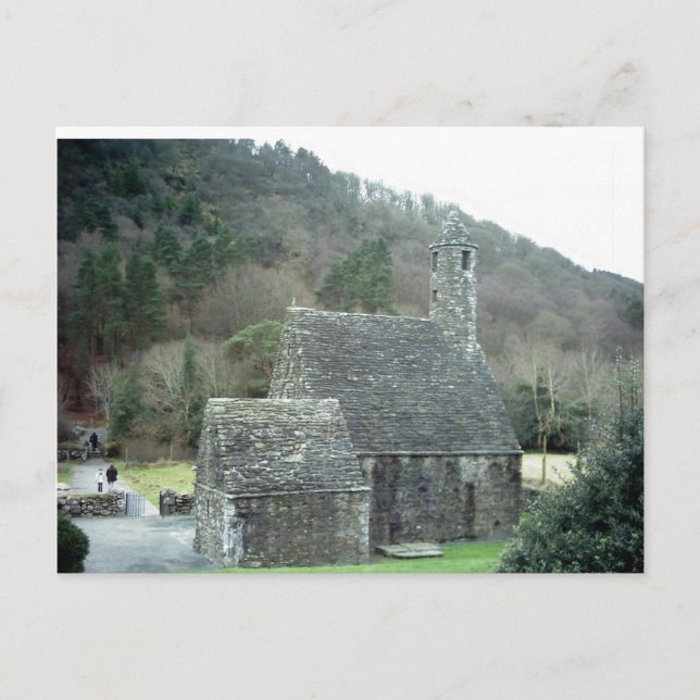 Postal Iglesia de St. Kevins, Glendalough, Co. Wicklow, I (Anverso)