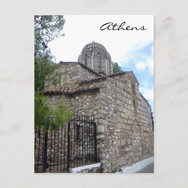 Postal iglesia de transfiguración (Anverso)