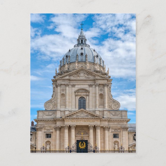 Postal Iglesia de Val-de-Grace y hospital militar en Parí (Anverso)