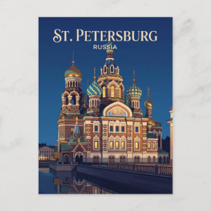 Postal Iglesia del Salvador sobre la Sangre Derramada Rus