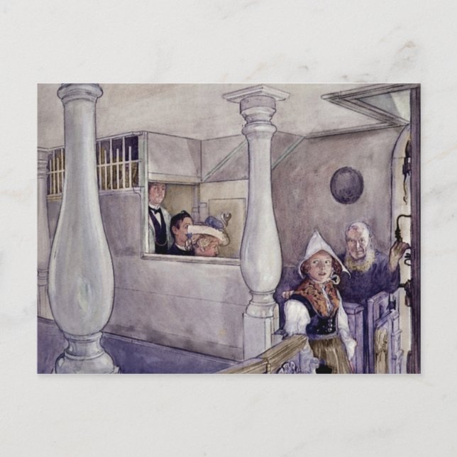 Postal Iglesia del Sundés Durante La Adoración. (Anverso)