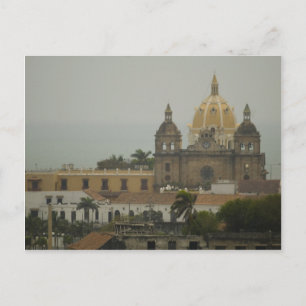 Postal Iglesia en Cartagena, Colombia