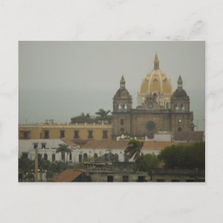 Postal Iglesia en Cartagena, Colombia