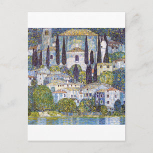 Postal Iglesia en Cassone, Gustav Klimt