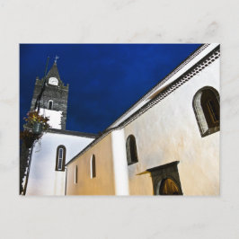 Postal Iglesia en la ciudad de Funchal