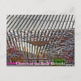 Postal Iglesia en la Roca Helsinki