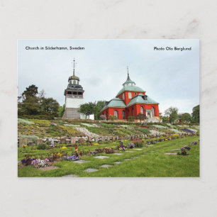 Postal Iglesia en Söderhamn, Suecia, Pho...