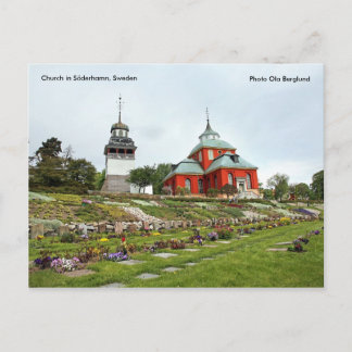 Postal Iglesia en Söderhamn, Suecia, Pho...