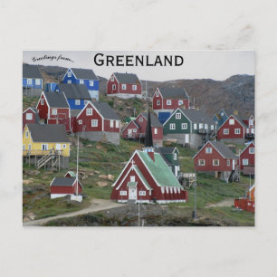 Postal Iglesia en Upernavik Groenlandia