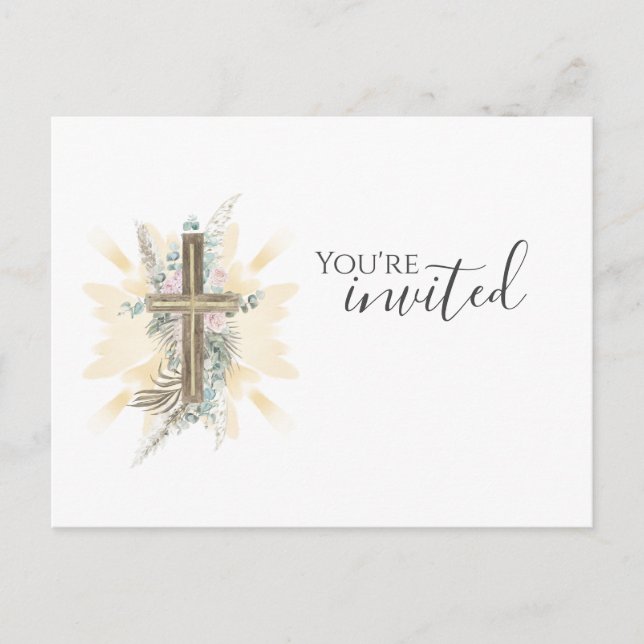 Postal Iglesia invitada (Anverso)