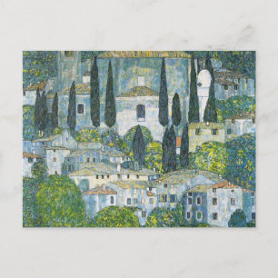 Postal Iglesia (Kirche) en Cassone de Gustav Klimt