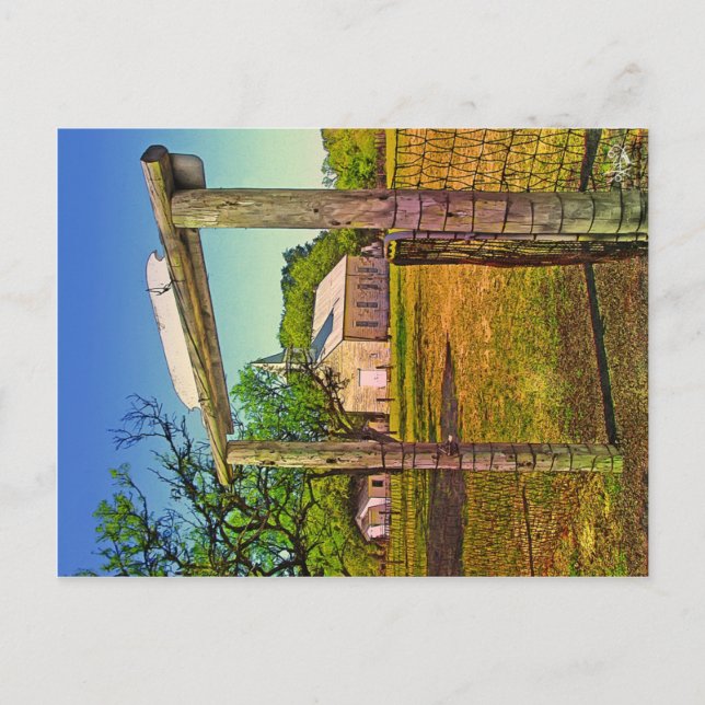 Postal Iglesia Luterana de San Juan, Crabapple, TX (Anverso)