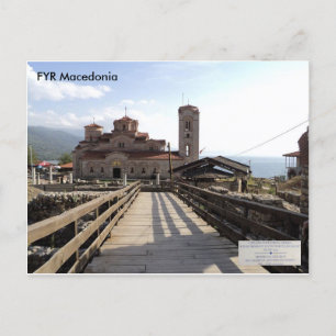 Postal Iglesia medieval de St. Clement, Plaoshnik, Macedo