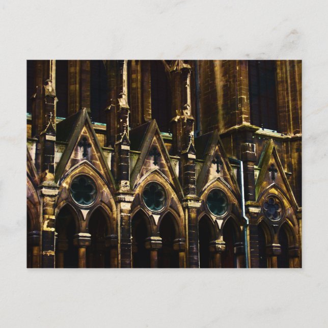 Postal Iglesia Medieval ~ Postcard (Anverso)