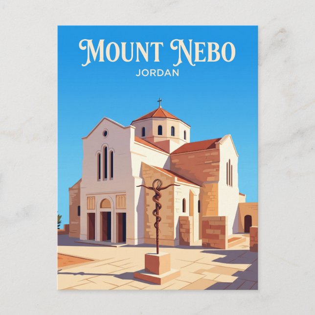 Postal Iglesia Memorial de Moses Jordan (Anverso)