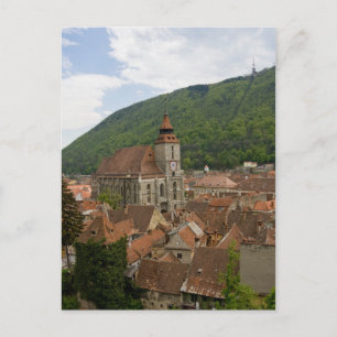 Postal Iglesia negra (Biserica Neagra) Brasov, Rumania