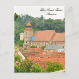 Postal Iglesia negra en Brasov, Rumania