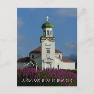 Postal Iglesia ortodoxa rusa~ Unalaska, AK