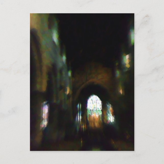 Postal Iglesia Oscura (Anverso)