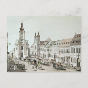 Postal Iglesia parroquial y cementerio de Fauxbourg