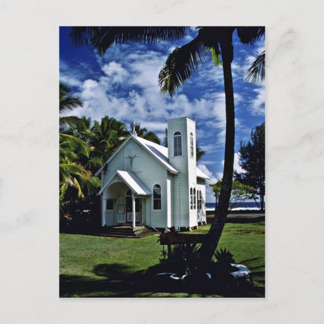 Postal Iglesia "Pintada" De La Estrella Del Mar - Kalapan (Anverso)