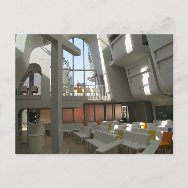 Postal Iglesia protestante de Harajuku, Tokio, Japón (Anverso)