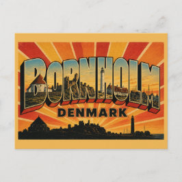 Postal Iglesia redonda de Bornholm, Dinamarca