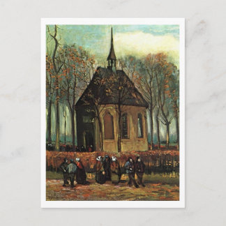 Postal Iglesia reformada en Nuenen, Bella Artes Van Gogh