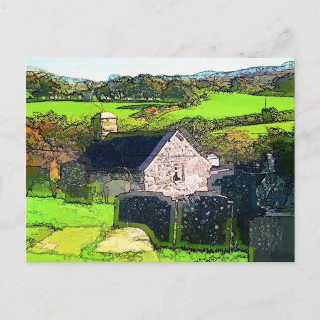 POSTAL IGLESIA RURAL (Anverso)