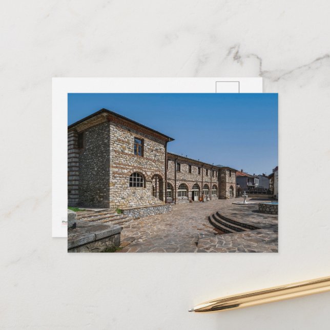 Postal Iglesia St. Dimitrija- Bitola, Macedonia (Anverso/Reverso In Situ)