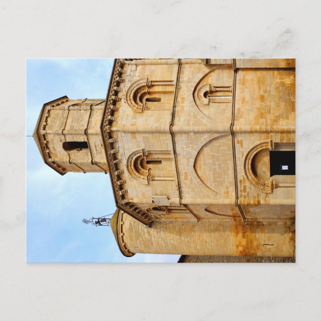 Postal Iglesia templaria (Anverso)