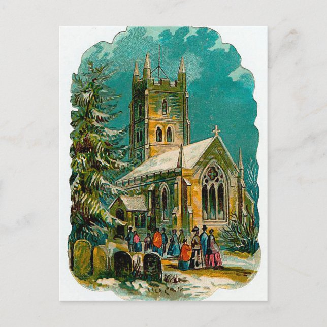 Postal Iglesia Vintage (Anverso)