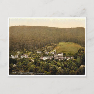 Postal Iglesia, Wildbad, Selva Negra, Baden, Alemania