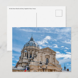 Postal Iglesia y hospital militar de Val-de-Grace en Parí