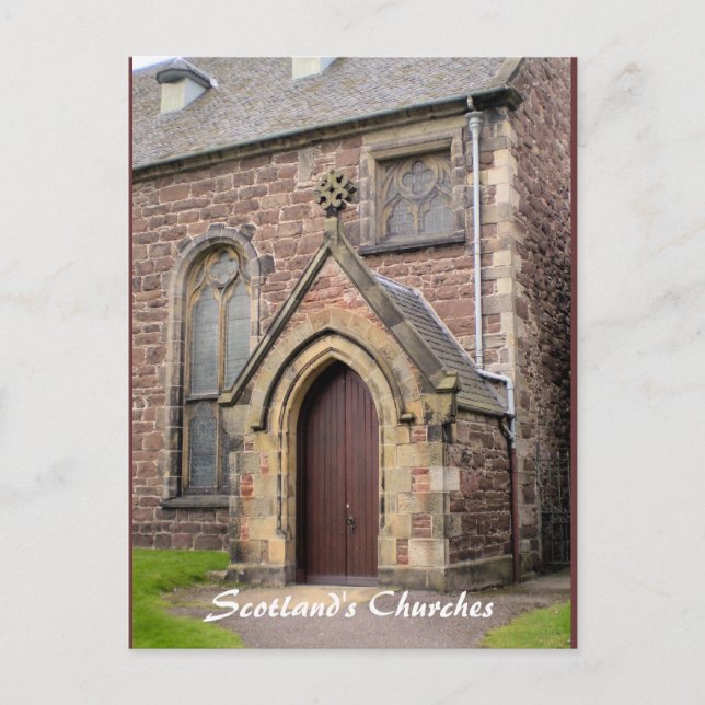 Postal Iglesias de Escocia (Anverso)