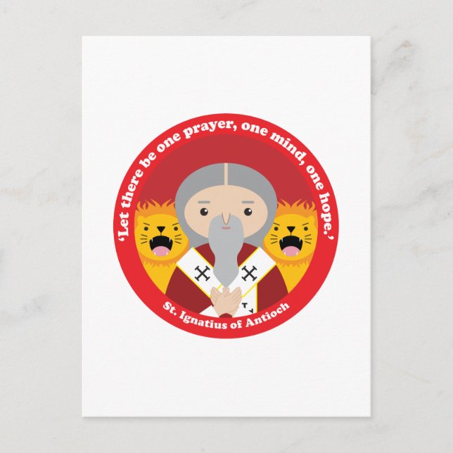 Postal Ignacio de Antioquía (Anverso)