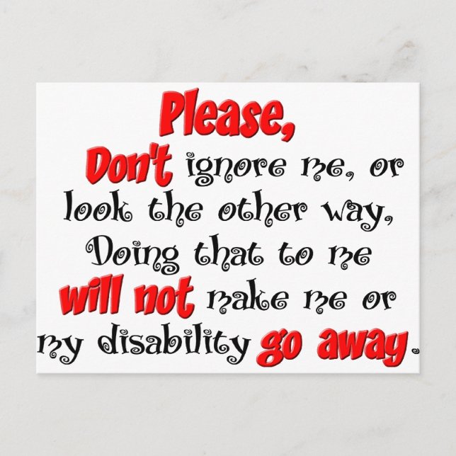 Postal Ignorar (Anverso)