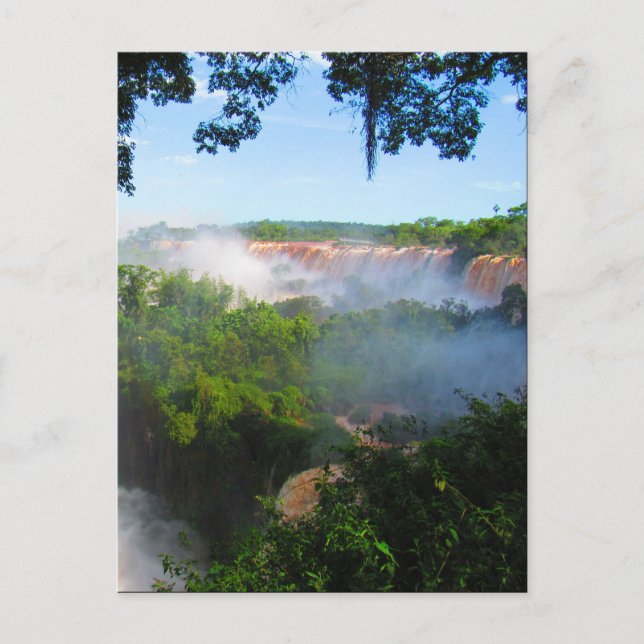 Postal iguaçu cae argentina (Anverso)