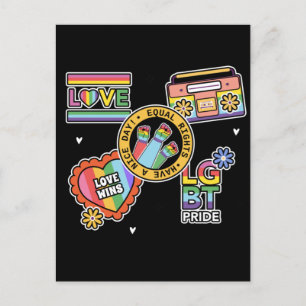Postal Igualdad de derechos: el amor gana el Día del Orgu