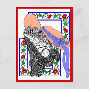 Postal Iguanadonna