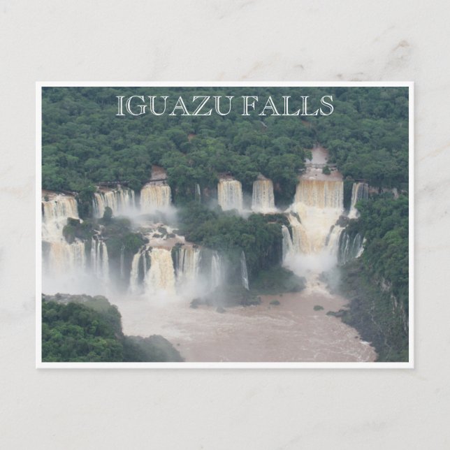 Postal iguazu cataratas brail (Anverso)