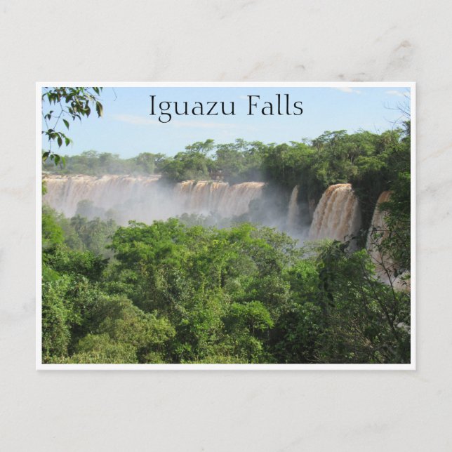 Postal iguazu vista (Anverso)